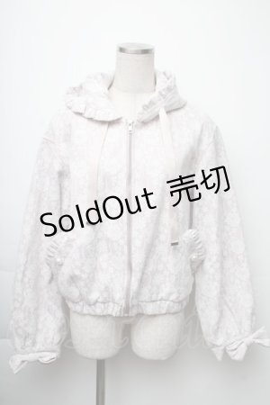 画像: Ank Rouge / レースフリルブルゾン  ピンク S-25-11-23-1016-CA-CO-HR-ZS