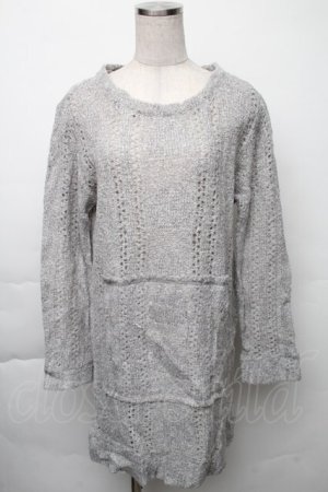 画像: MINT NeKO / モヘアニット  グレー S-25-11-23-1021-HN-TO-AS-ZS