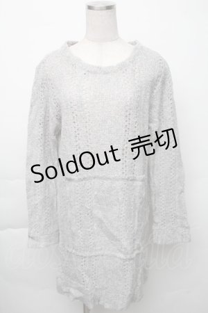 画像: MINT NeKO / モヘアニット  グレー S-25-11-23-1021-HN-TO-AS-ZS