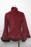 画像2: Moi-meme-Moitie / 別珍袖フレアージャケット 9号 ワイン S-25-11-23-1025-MO-JA-AS-ZS (2)