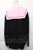 画像2: LOLITA / セーラー襟ニットトップス  黒ｘピンク S-25-11-23-1032-LO-TO-HR-ZS (2)