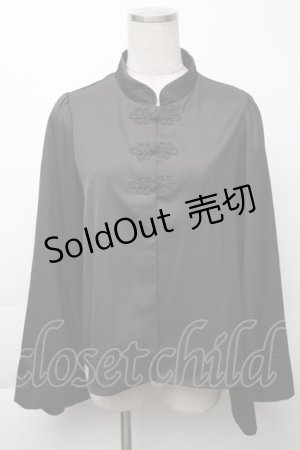 画像: axes femme kawaii / メイリンブラウス  ブラック S-25-11-23-016-AX-BL-HR-ZS