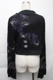 画像2: gouk / プリントカットボレロ  黒 S-25-11-23-017-GO-TO-AS-ZS (2)
