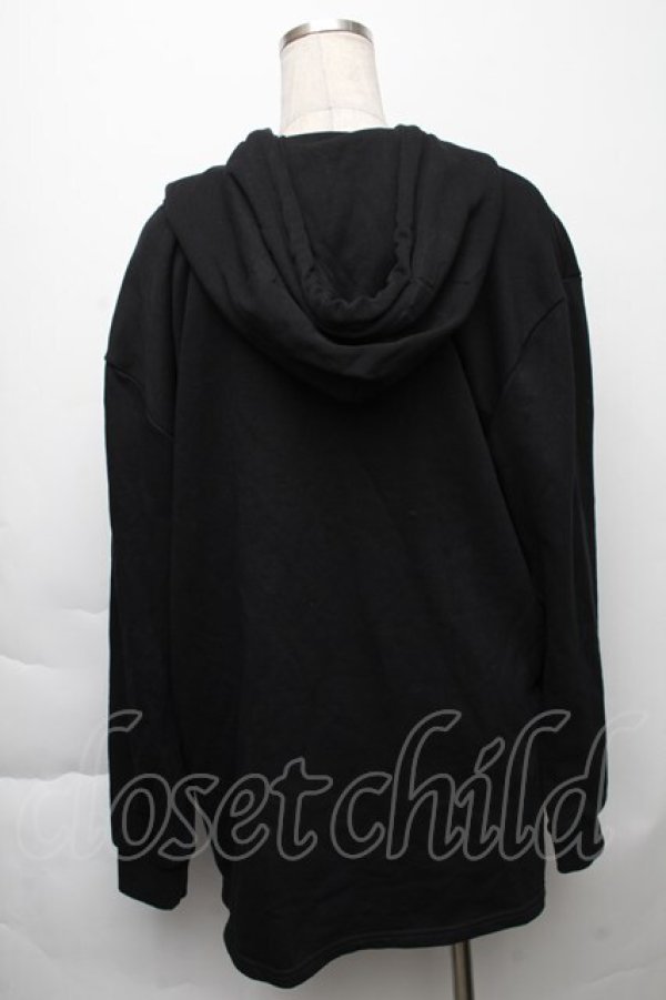 画像2: NieR Clothing / 刺繍パーカー  黒 S-25-11-23-019-PU-TO-AS-ZS (2)