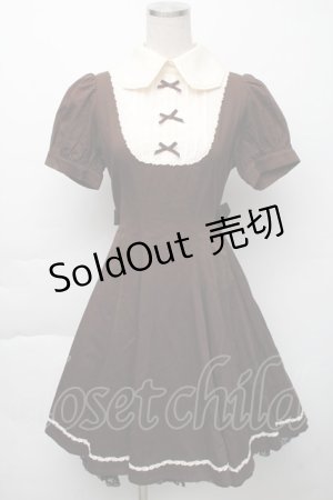 画像: Innocent World / メリーナワンピース  ブラウン S-25-11-23-037-IW-OP-AS-ZS