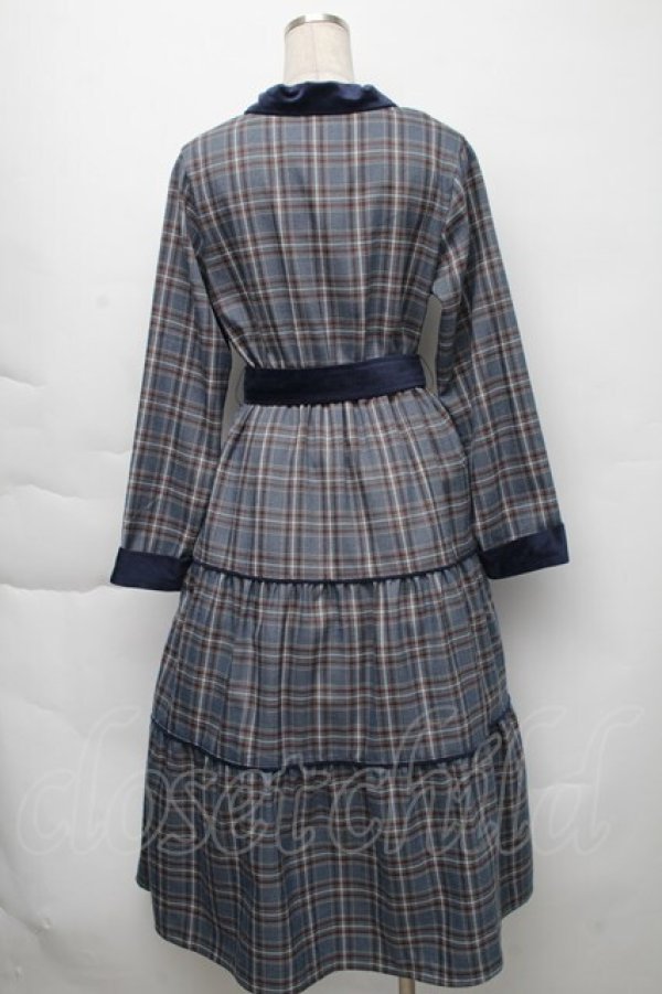 画像2: LEBECCA boutique / 道のりを想うワンピース  ブルー S-25-11-23-038-EL-TO-HR-ZS (2)