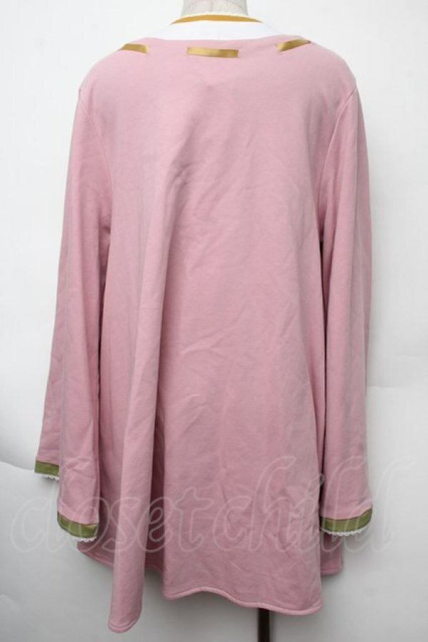 画像2: 【SALE】Favorite / 和のおとぎ話モチーフルームウェアワンピース　かぐや姫  ピンク S-25-11-24-007-LO-TO-HR-ZT516 (2)