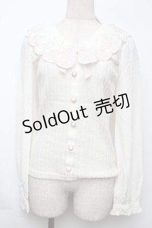 画像: LIZ LISA / シフォン切替ブラウス風トップス  オフ S-25-11-24-008-LO-BL-HR-ZI