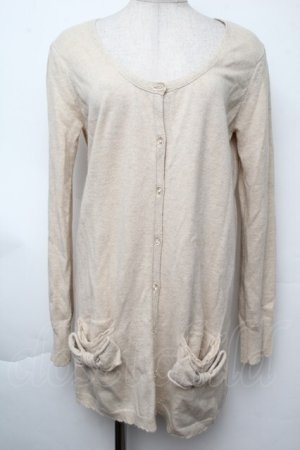 画像: Emily Temple cute / ニットロングカーディガン  オフ S-25-11-24-011-ET-TO-AS-ZS