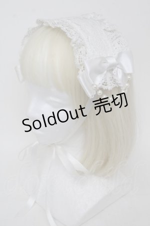 画像: BABY,THE STARS SHINE BRIGHT / Pure Pearl bouquetヘッドドレス  白 S-25-11-24-002-BA-AC-AS-ZS