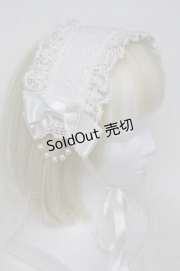 画像2: BABY,THE STARS SHINE BRIGHT / Pure Pearl bouquetヘッドドレス  白 S-25-11-24-002-BA-AC-AS-ZS (2)