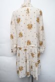 画像2: axes femme / 花柄ワンピース M キナリ S-25-11-24-030-AX-SK-HR-ZS (2)