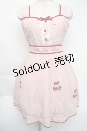 画像: LIZ LISA / チョコディップチェリージャンスカ  ピンク S-25-11-24-034-LO-OP-HR-ZS