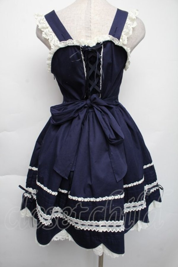 BABY,THE STARS SHINE BRIGHT / リボンスカラップジャンパースカート