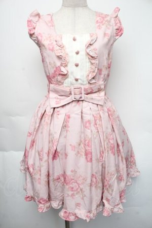 画像: LIZ LISA / パラソル柄ワンピース  ピンク S-25-11-24-036-LO-OP-HR-ZS