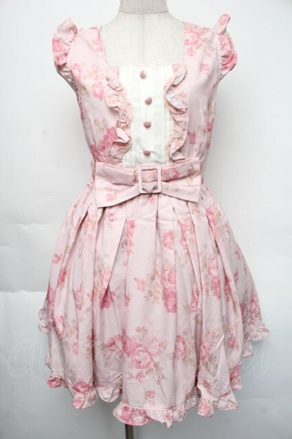 画像1: LIZ LISA / パラソル柄ワンピース  ピンク S-25-11-24-036-LO-OP-HR-ZS (1)