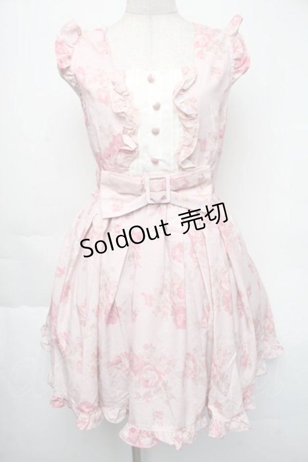 画像1: LIZ LISA / パラソル柄ワンピース  ピンク S-25-11-24-036-LO-OP-HR-ZS (1)