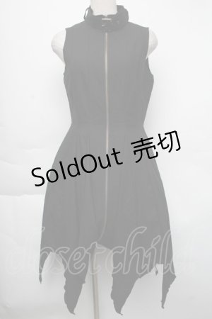 画像: BPN / ノースリーブイレヘムワンピース M ブラック S-25-11-24-043-GO-OP-HR-ZS