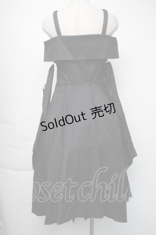 画像2: BPN / オフショルダーイレヘムワンピース  黒 S-25-11-24-044-GO-OP-HR-ZS (2)