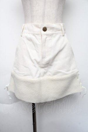 画像: LIZ LISA / 裾ボアスカート  白 S-25-11-24-046-LO-SK-AS-ZS