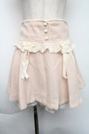 画像: LIZ LISA / ツイードスカパン  ピンク S-25-11-24-048-LO-SK-AS-ZS