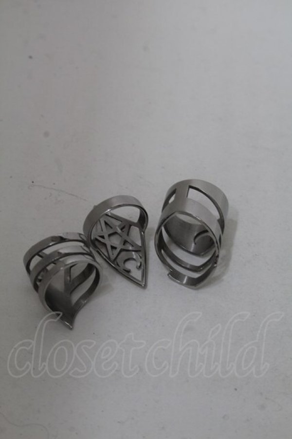 画像2: KILL STAR / リング  シルバー S-25-11-26-002-SL-AC-HR-ZS (2)