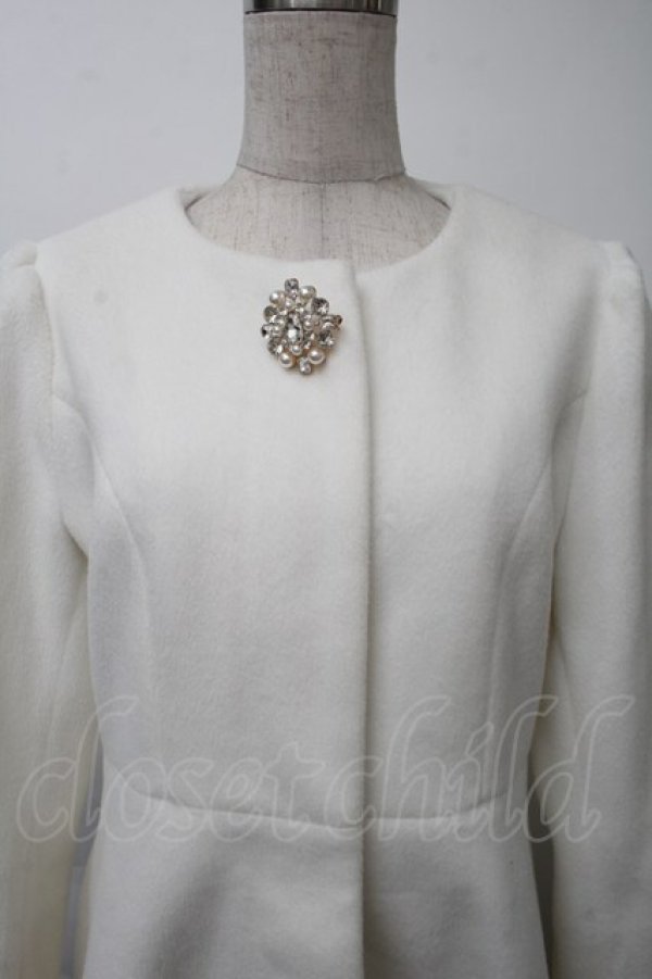 evelyn / ビジューコート 白 S-25-11-26-026-LO-CO-AS-ZS - closet