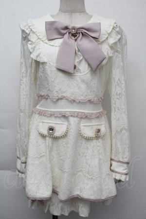 画像: LIZ LISA / レースセットアップ  白ｘピンク S-25-11-26-031-LO-OP-AS-ZS