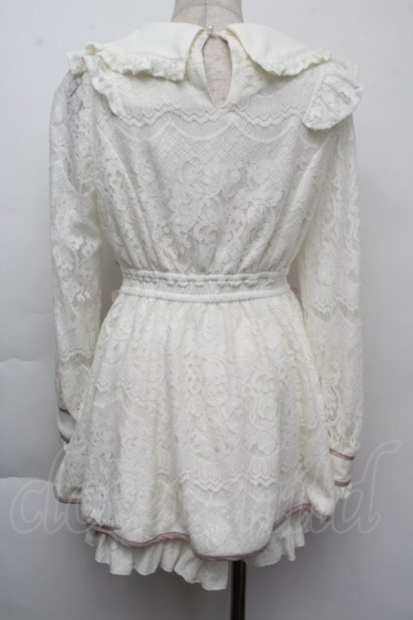 画像2: LIZ LISA / レースセットアップ  白ｘピンク S-25-11-26-031-LO-OP-AS-ZS (2)