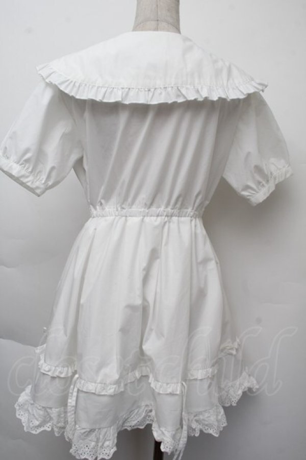 画像2: merry jenny / リボンフレアミニワンピース  白 S-25-11-26-032-LO-OP-HR-ZT516 (2)