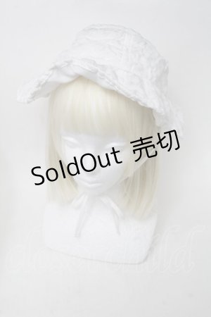 画像: merry jenny / fluffy ribbon hat  白 S-25-11-26-004-LO-SK-HR-ZS