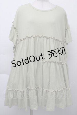 画像: merry jenny / 半袖ワンピース  グリーン S-25-11-26-035-LO-OP-HR-ZS