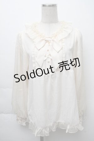 画像: 中国ロリータ / ブラウス  オフ S-25-11-28-044-LO-TO-AS-ZS