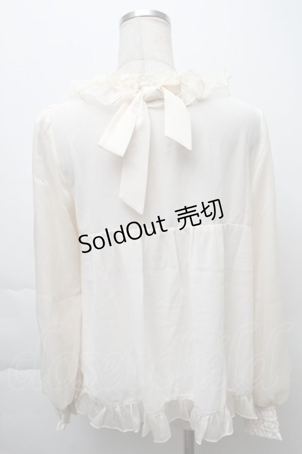 画像2: 中国ロリータ / ブラウス  オフ S-25-11-28-044-LO-TO-AS-ZS (2)