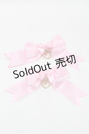 画像: BABY,THE STARS SHINE BRIGHT / Sweetheart Parfaiteriaリボンクリップ  ピンク S-25-11-28-007-BA-AC-AS-ZS