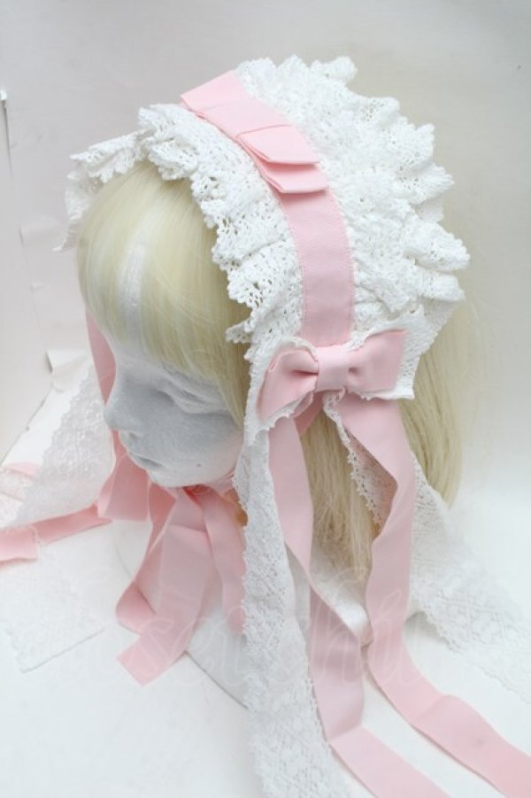 画像5: BABY,THE STARS SHINE BRIGHT / ローブ・ア・ラ・フランセーズワンピース&ヘッドドレスセット  ピンク S-25-11-28-049-BA-ZA-AS-ZS (5)