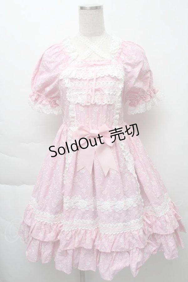 画像1: BABY,THE STARS SHINE BRIGHT / ミラベル〜Rosy Memory〜 ワンピース  ピンク S-25-11-28-051-BA-OP-AS-ZS (1)