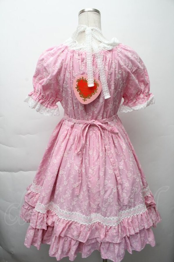 画像2: BABY,THE STARS SHINE BRIGHT / ミラベル〜Rosy Memory〜 ワンピース  ピンク S-25-11-28-051-BA-OP-AS-ZS (2)