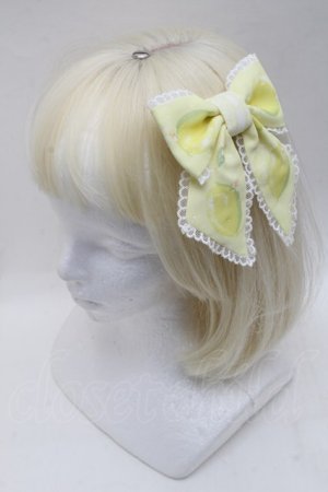 画像: Angelic Pretty / Fruity Lemonリボンクリップ  イエロー S-25-11-28-008-AP-AC-AS-ZS