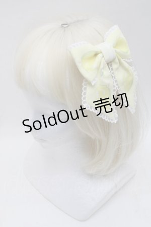 画像: Angelic Pretty / Fruity Lemonリボンクリップ  イエロー S-25-11-28-008-AP-AC-AS-ZS