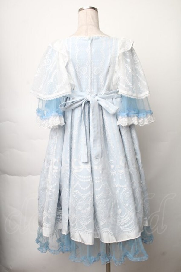 Angelic Pretty / Lacy Heart Gardenワンピース サックス S-25-11-28