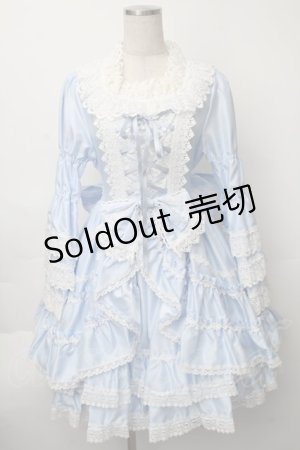 画像: BABY,THE STARS SHINE BRIGHT / シンデレラワンピース  サックス S-25-11-28-056-BA-OP-AS-ZS