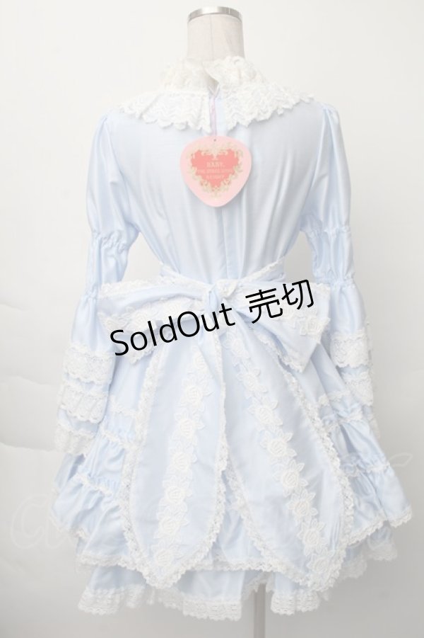 画像2: BABY,THE STARS SHINE BRIGHT / シンデレラワンピース  サックス S-25-11-28-056-BA-OP-AS-ZS (2)