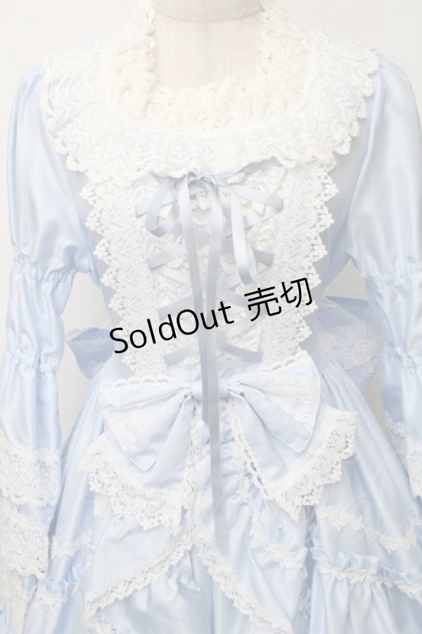 画像4: BABY,THE STARS SHINE BRIGHT / シンデレラワンピース  サックス S-25-11-28-056-BA-OP-AS-ZS (4)