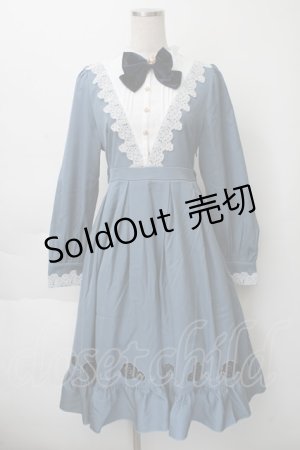 画像: Amavel / Secret Rose Gardenワンピース  ブルー S-25-11-28-057-CA-OP-AS-ZS