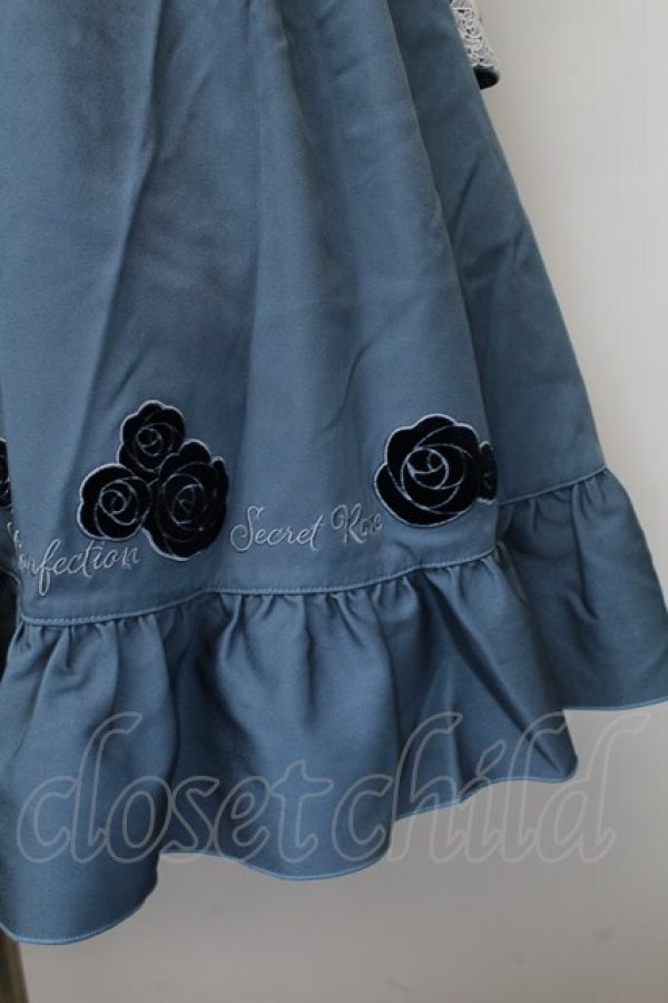 画像4: Amavel / Secret Rose Gardenワンピース  ブルー S-25-11-28-057-CA-OP-AS-ZS (4)