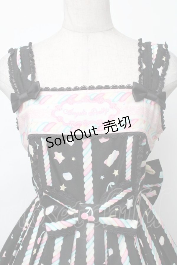 画像3: Angelic Pretty / Sugary Carnivalジャンパースカート  黒 S-25-11-28-062-AP-OP-AS-ZS (3)