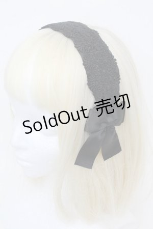 画像: m petit by misako / TT*AMレースカチューシャ  黒 S-25-11-28-1009-LO-AC-AS-ZS