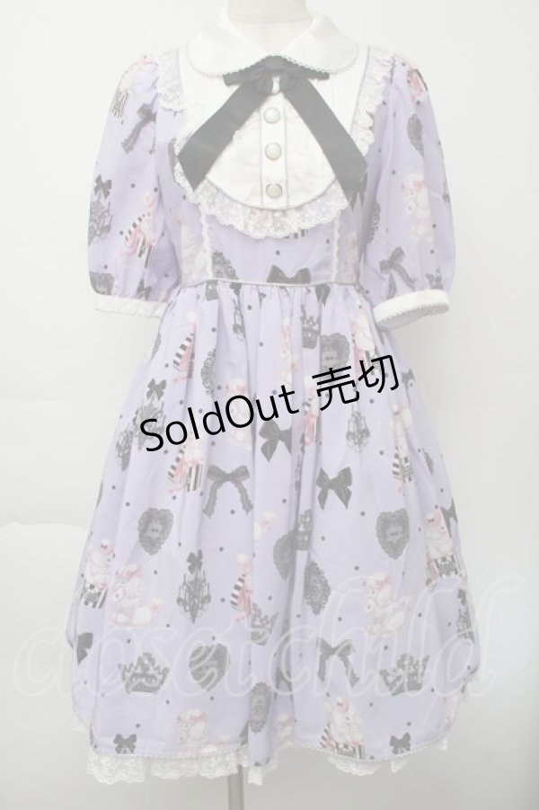 画像1: Angelic Pretty / Mademoiselle de Parisワンピース  ラベンダー S-25-11-28-1044-AP-OP-AS-ZS (1)