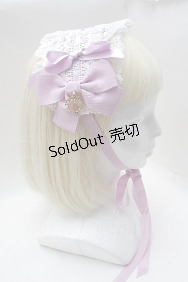 画像3: BABY,THE STARS SHINE BRIGHT / ベビードールジャンパースカート＆プリンセスドロップヘッドドレスセット  ラベンダー S-25-11-28-1047-BA-OP-AS-ZS (3)